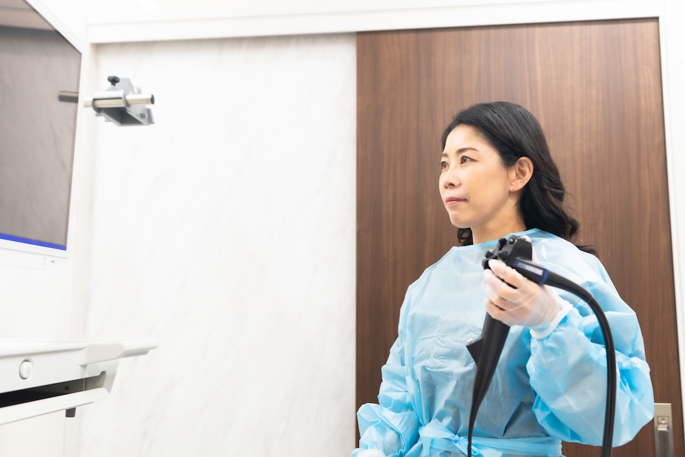 女性も安心して受けられる内視鏡検査